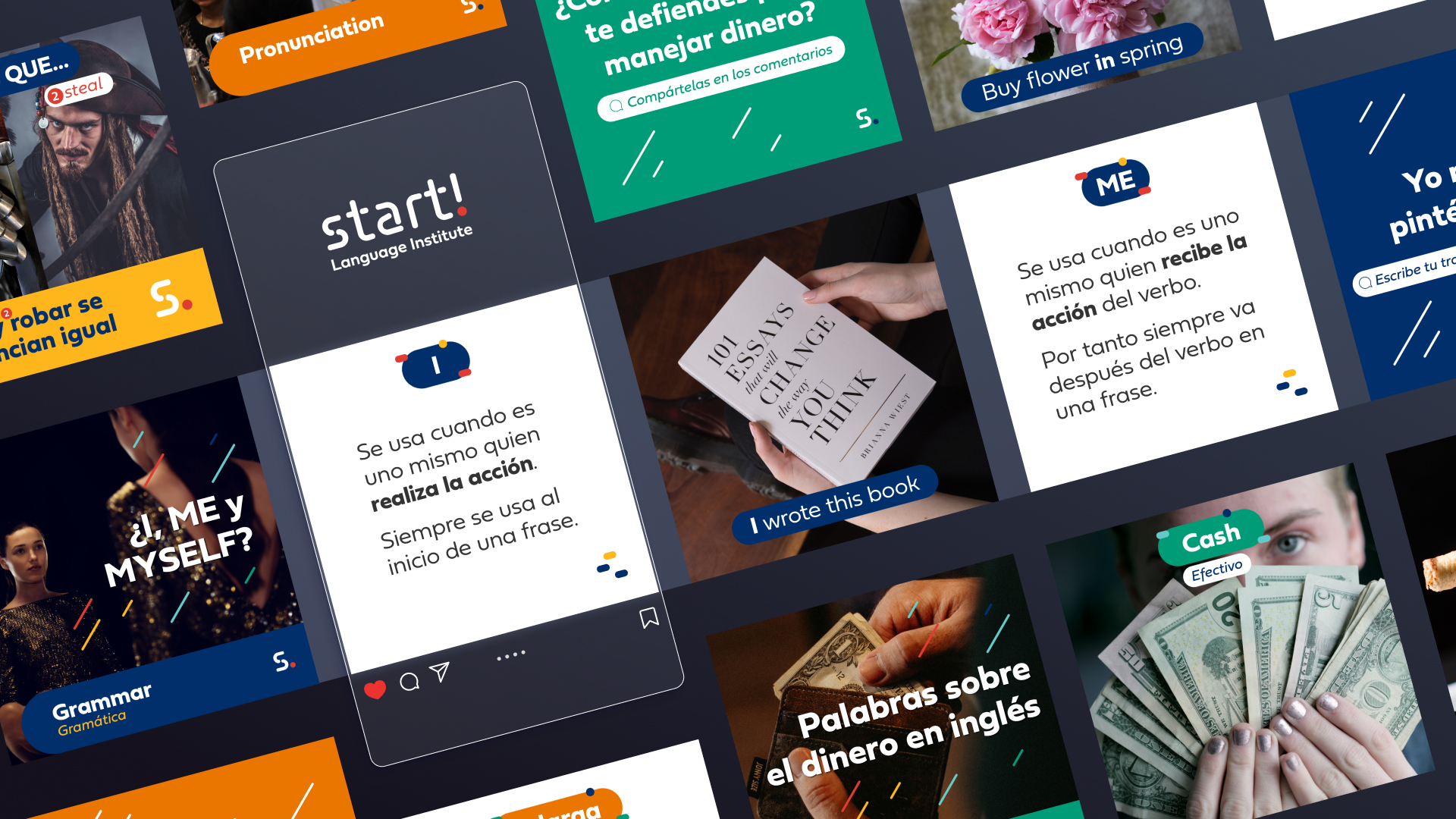 Start carousels collage