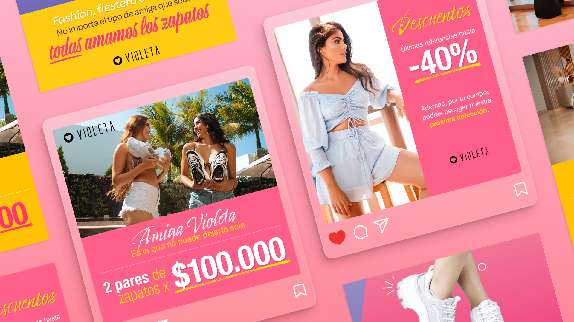 Violeta campaing images